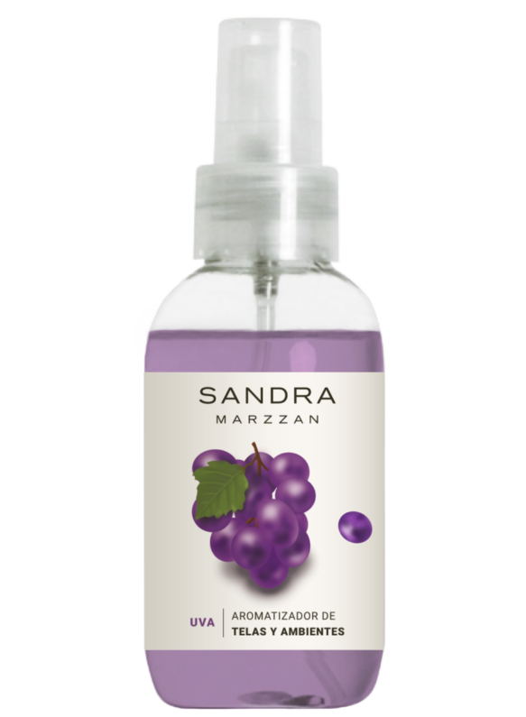 aromatizador uva 120 ml.