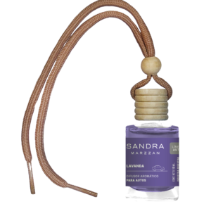 Difusor aromático para auto fragancia Lavanda Sandra Marzzán 12ml