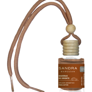 Difusor aromático para auto fragancia Maderas de Oriente Sandra Marzzán