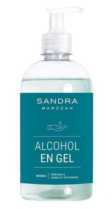 Alcohol en gel Acqua 500 ml.