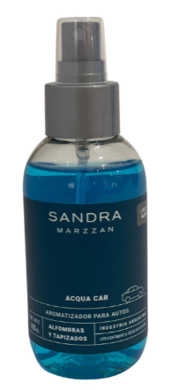 Aromatizador Acqua Car - 120 ml. Aromatizador de auto spray fragancia Acqua car 120ml Baké Aromas