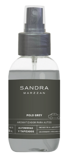 Aromatizador de auto spray fragancia Polo Grey 120ml Baké Aromas