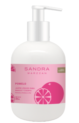 Jabón líquido Pomelo Jabón líquido para manos y cuerpo - Pomelo - 300 ml.