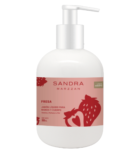 Jabón líquido de Fresa Sandra Marzzán